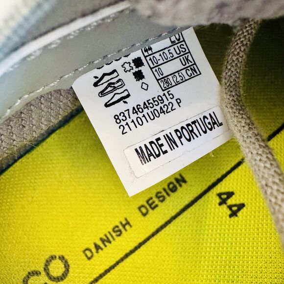 Ecco Mens St. 1 Hybrid Lite Gray Mesh Summer Derby Oxford Shoes Size 10-10.5 - Picture 8 of 8